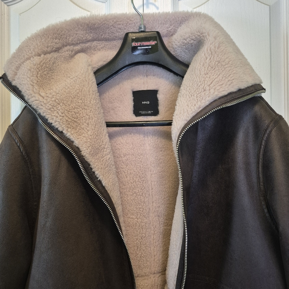 Mango Shearling Jacket - Picture 7 of 8